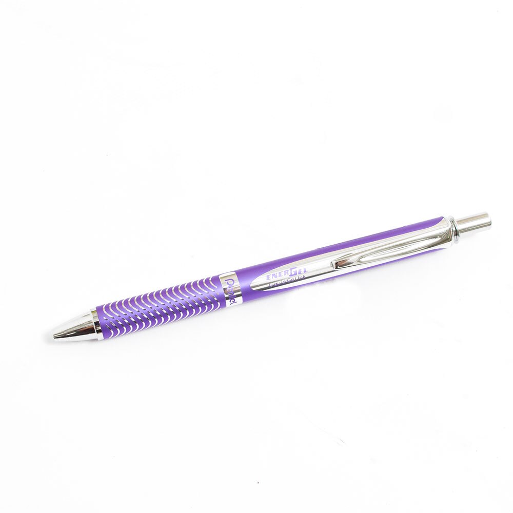 Pentel, Gel, Art & School, EnerGel, Alloy, Retractable, Pen, 83047, Violet